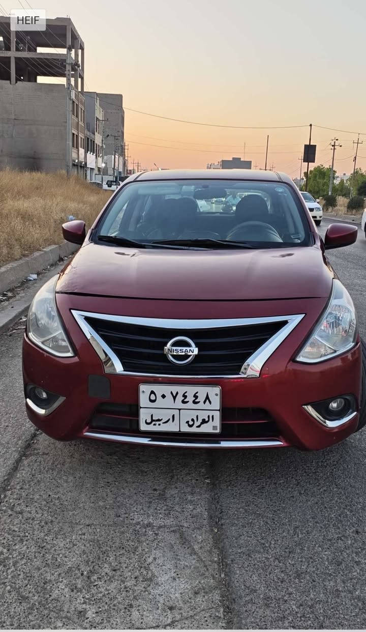 نیسان ڤیرسا
٢٠١٨ sv سپیشەل
یەک دەرکەی پشت سایەق سبوغە بێ ناوگرتن
دوو شوێنی بچووکی ساردو کووتە
٧٩ مایل رۆیشتیە
*********** أربيل, العراق
