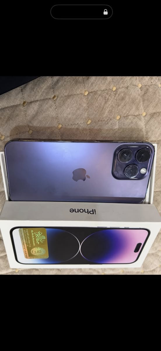 سلام عليكم للبيع آيفون 14 برو ماكس لون مميز بنفسجي ذاكرة 256 سيم كارت مبدل بطاريه وضهر اصلي مال وكالةسعره 700 مجال للاستفسار الاتصال على الرقم ***********
