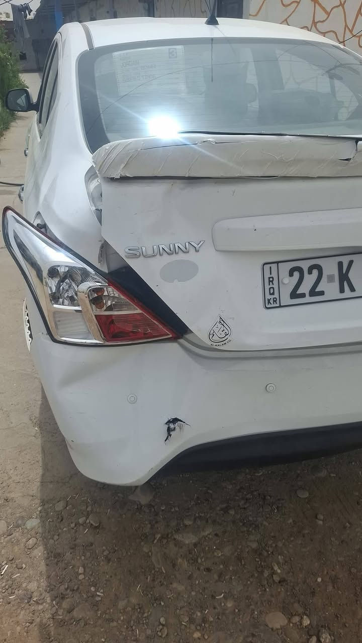 نيسان صني 2021 سيارة بسمي رقم اربيل
حادثها شبر جاملغ امامي وشبر من البنيد وقبق الجنطة بي طخة بسيطة سعرها 110 
سيارة كاملة من كلشي كير مكينة تبريد حدادية تخم تاير كلها جديد وجاهزة
رقمي ***********
عنواني الحلة
