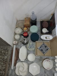 يالله  #شلعه مال اماعين وكاسات وكلاصات وستكاين مع جهاز كليجه  السعر ٧٥...