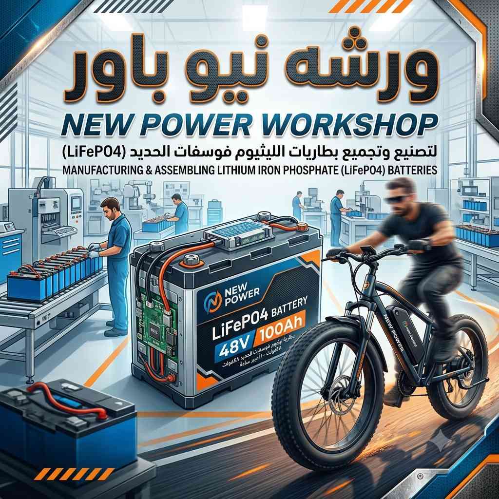 🔋🛵ورشه نيو باور تقدم لكم🛵🔋
🔋🛵ورشه نيو باور تقدم لكم🛵🔋 
بطاريات ليثيوم فوسفات الحديد لجميع 
 انواع الدراجات  عمرها طويل اكثر من 
5 سنوات انته مرتاح من البطارية العاديه
 الي كل سنه اتبدلهن  بها نضام حمايه
    ذكي بلوتوث ونضام لمعرفة الشحن

    ♦️♦️♦️♦️انتباه ♦️♦️♦️♦️
  راح أقدم الكم عرض  الاول من نوعه
 في العراق تاخذ البطاريه لمده اسبوع
 اذا ما عجبتك كفائتها  من ناحية الشلعه   
    والمعدل والمسافه المقطوعة تكدر
          ترجعها وتأخذ فلوسك  

      🪙ضمان حقيقي لمدة سنه🪙 
   الأسعار مذكوره داخل صور المنشور 
  
       موقع الورشه بغداد باب الشرقي 
     ☎️واتس اب ***********☎️
     تتوفر خدمة التوصيل لكل العراق

