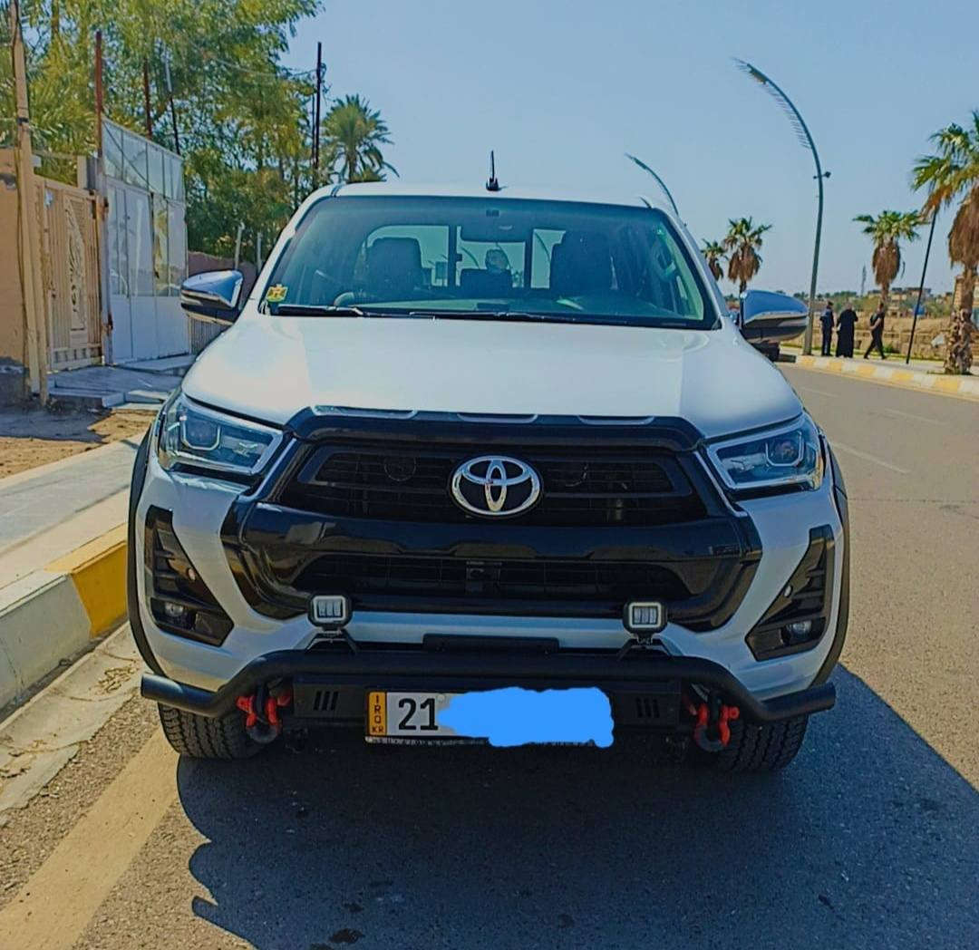 تويتا هايلوكس 2023 TRD
تي ار دي ٦ سلندر 
مواصفات الهايلكس معروفه كشنات تدفئه تبريد 
حساسات فور ويل 
مكفوله كفاله عامه
بدون ضرر 
رقم سليمانيه 

🛑 السعر سوي تعليق يصل مباشرة 🤖 

يرهم مراوس هم اذا رهم
بتوسان ٢٢ لو ٢٣
تحويل ثاني يوم 

رقم صاحب السيارة 
***********
