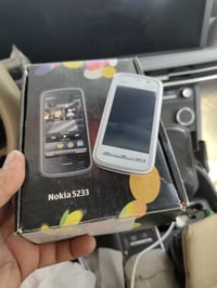 موبايل نوكيا 5233 الاصلي غير مستخدم  جهاز نظافه ممتازه الشراي يتصل  07...