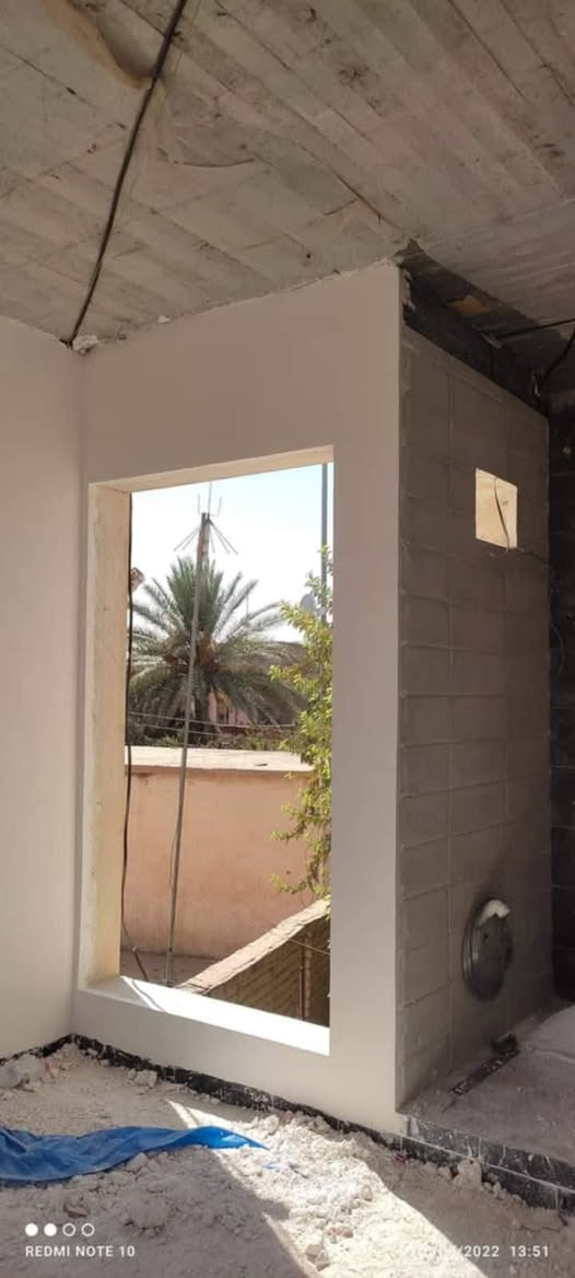 السلام عليكم #متفرغ حالياً
⬜:يوجد كادر لبخ جص من الموصل•
👷:مكون من 5 اوسطوات و 5 عمال•
📏٫🧶:شغل ع المساطر و الخيط شرط هندسة والاتقان بالعمل و ونضافة فول و بياض شرط امرايه •
🕐: البيت انطول 3 أيام على الأقل •
🛏️:المبيت في نفس مكان العمل •

📞: رقم الهاتف: ***********
💬: أو الخاص مفتوح •
 
                       #ومن_الله_التوفيق
