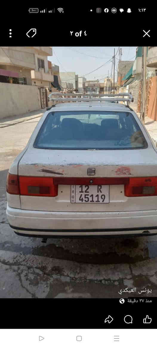 سيارة سيات محرك بي صرف بسمي رقم نينوى شرط التحويل العنوان موصل ايسر حي الوليد قرب الكرامه السعر 28 بيها مجال الرقم ***********
