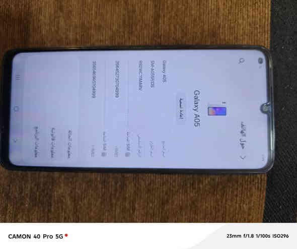 سلام عليكم شباب وبنات تليفون كلكسي سامسونكA05 للبيع لون نيلي ذاكرتة ١٢٨ بطارية ٥٠٠٠ بوبجي ٦٠ فريم جهاز نضيف كلش ومكفول كفاله عامة وبلعافية على الياخذه مكاني بغداد الحرية السعر ٧٥ الشراي يتصل *********** بي واتساب واهلا وسهلا بلجميع
