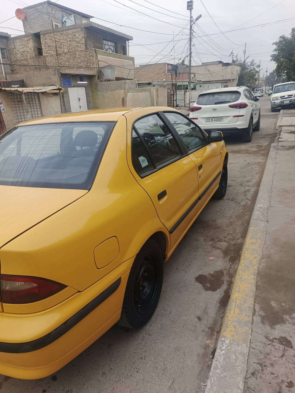 سلام عليكم سمند 2017بسمي سياره مكفوله كفالة عامه سياره مصفره هية السعر 62 و بيهة مجال حك الجيه عنوان بغداد شعب رقم ***********
