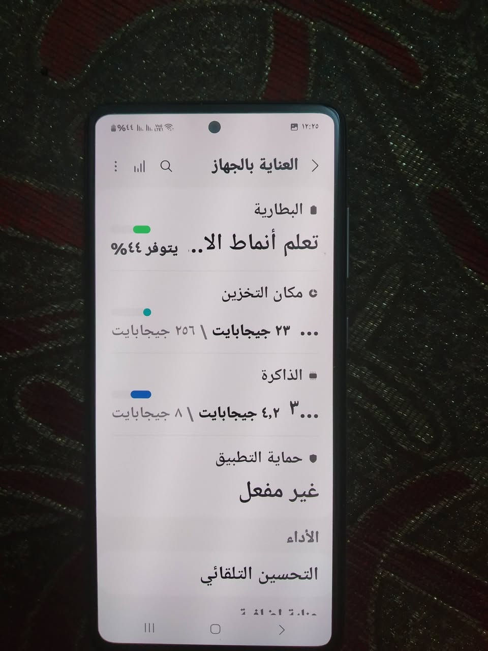 سامسونك a52 ذاكره 256\8 شاشه سوبر امولد بصمه بالشاشه تردد 120 صوت ستريوه مكفول للبيع 150 قفل ويرهم امراوس *********** موجود وات ساب
