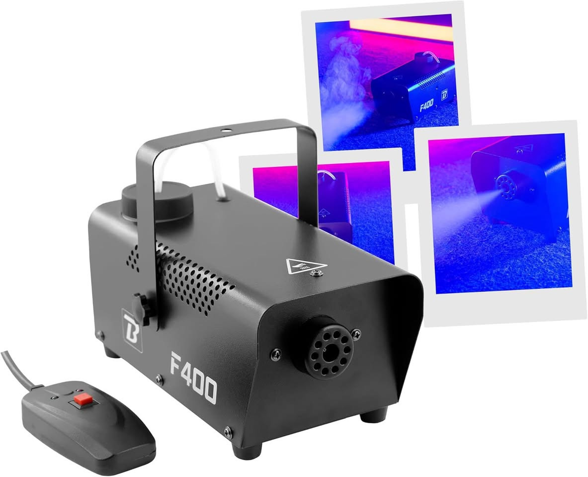 فوول دخان يونس
ماكينة دخان احترافية بقدرة 400 واط - BOOMTONE Smoke machine F400
--
ماكينة دخان (فوجر) قوية وعملية من ماركة BOOMTONE، مثالية للحفلات، استوديوهات التصوير، والفعاليات اللي تحتاج أجواء سينمائية. 💨 الماكينة مصنوعة من مواد عالية الجودة مثل الحديد والألمنيوم لضمان تبريد ممتاز وعمر طويل جداً.

تتميز بقدرة 400 واط وسرعة تسخين خرافية (3 إلى 4 دقائق فقط)، وتكدر تطلق الدخان لمسافة تصل إلى 5 أمتار وبمعدل تدفق يغطي 70 متر مكعب بالدقيقة! 🌟 أهم شي إنها آمنة تماماً وما تنتج أي غازات سامة، وتكدر تضيف مع السائل عطور خاصة (مثل الفانيلا أو الكرز) حتى تخلي أجواء الحفلة أحلى.

الماكينة تجي بتصميم مدمج ووزن خفيف (2.2 كغم) مع يدة تثبيت (Lyre) تمنحك حرية بوضعها بأي زاوية تعجبك. 🎮 تحتوي على خزان بسعة 300 مل مع مؤشر لمستوى السائل حتى تضمن استمرار العرض بدون انقطاع. "لگطة" حقيقية تجمع بين الأداء العالي والسعر المنافس!


**إذا كنت صاحب هذا الإعلان وتريد حذفه لأي سبب، رجاءا أرسل رسالة إلى الدعم الفني**