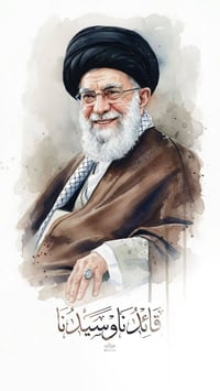 طباعة صور السيد خامنئي (قدس) A4 طبعة عالية الدقة، يوجد ورق لاصق وعادي ...