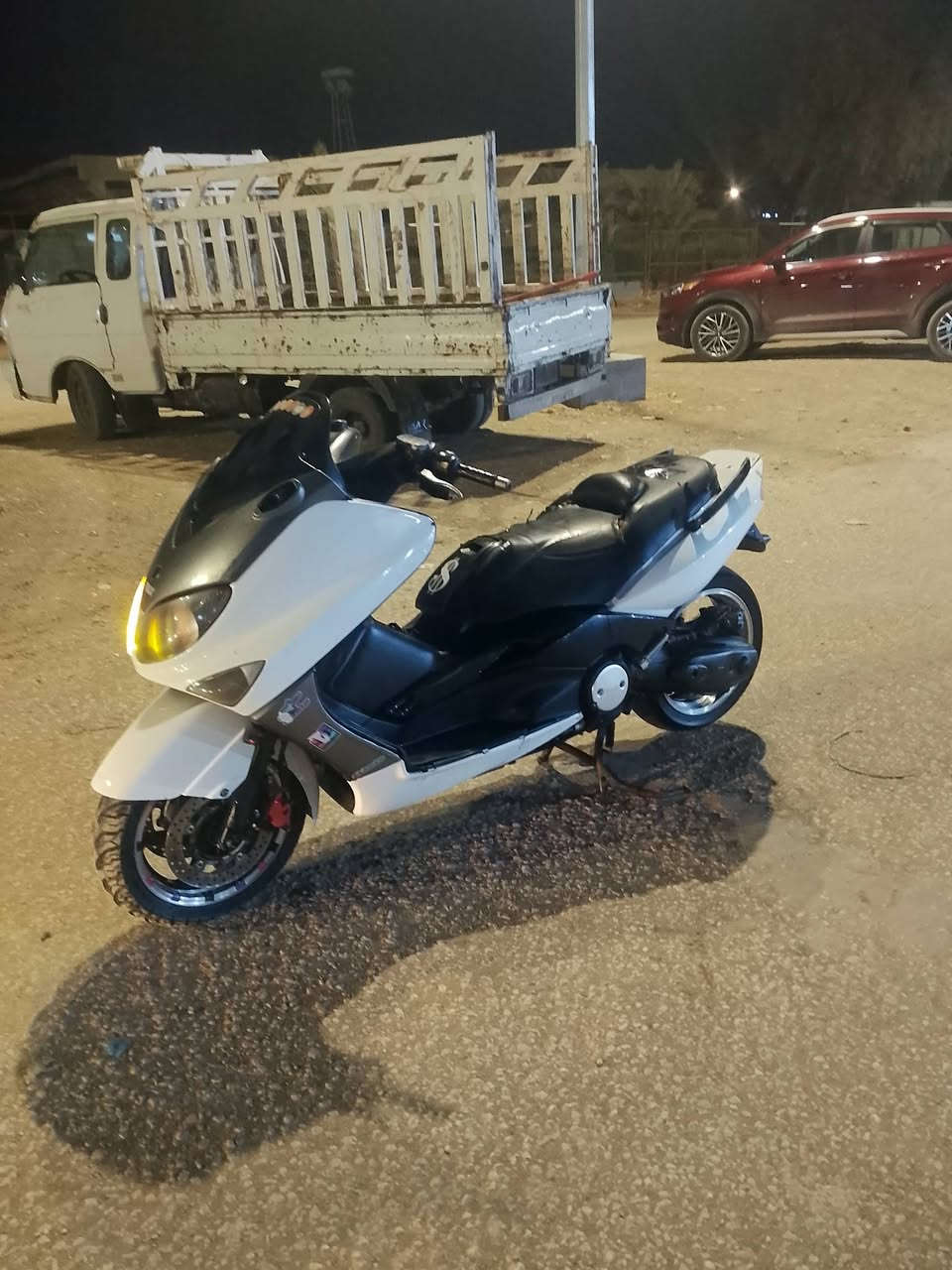 سلام عليكم للبيع مستعجل سعر 900 قفل مكان مسيب دراجه 2008 شغاله وشلعه ومعدل بيه بس 
بدايه مل بكن فقط شغاله مكان مسيب ومستعجل ***********
