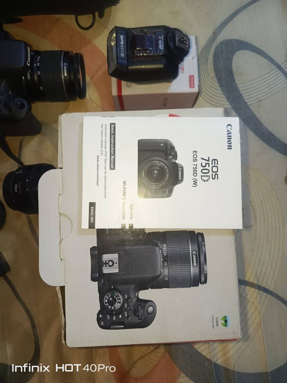 كانون جديده d750 تخبل بلكارتون استعمال كلش قليل مع عدسه 50m وعدستها اصليه مع جنطه  وبطاريه عدد 2 وفلاش وستاند واضائه ملونة 

 شعدك مراوس نزل


**إذا كنت صاحب هذا الإعلان وتريد حذفه لأي سبب، رجاءا أرسل رسالة إلى الدعم الفني**