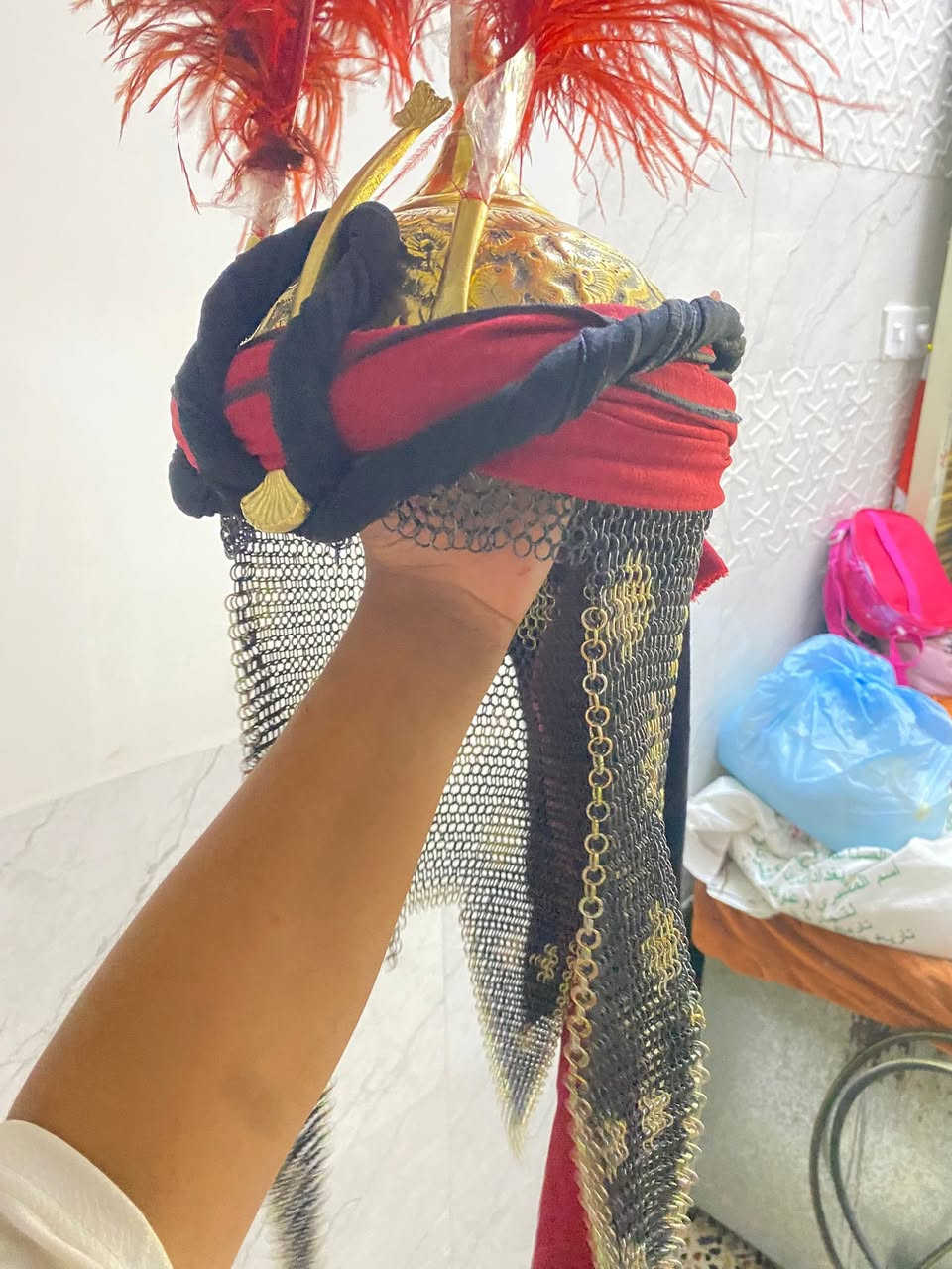 خوذة نحاس سنسلة ناعمة جديد  سعر 150 قفل قفل لحد يطب ويعامل مكاني بغداد ماعندي توصيل


**إذا كنت صاحب هذا الإعلان وتريد حذفه لأي سبب، رجاءا أرسل رسالة إلى الدعم الفني**