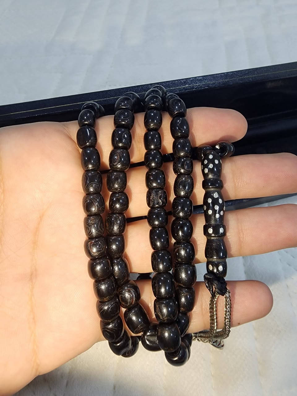 السلام عليكم 
للبيع مسبحة من نوادر اليسر من العصر الجميل انتيك الانتيك


**إذا كنت صاحب هذا الإعلان وتريد حذفه لأي سبب، رجاءا أرسل رسالة إلى الدعم الفني**