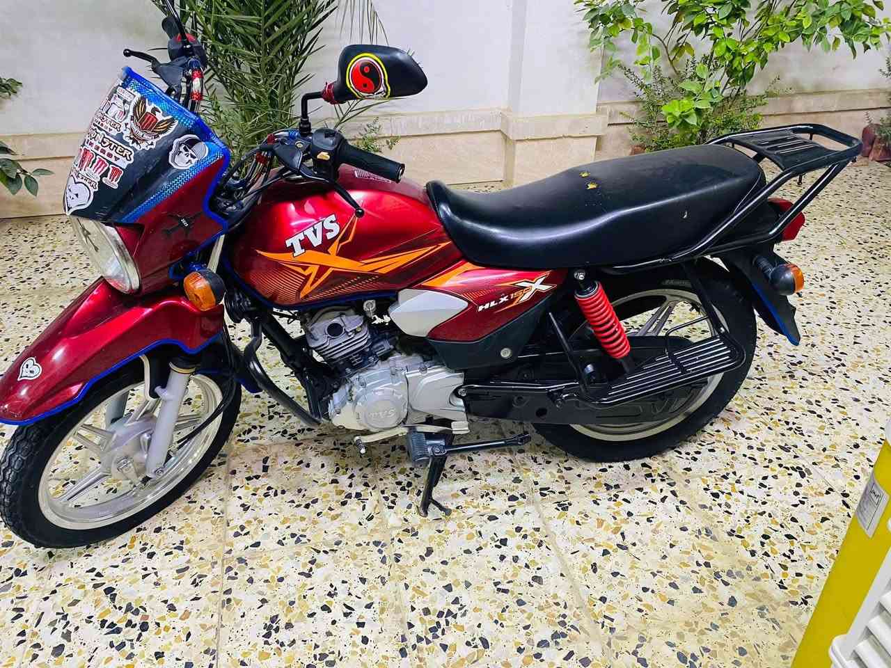 السلام عليكم تي في اس موديل 2021 مرقم لوحه وسنويه 
تحويل مباشر مشروع وطني دراجه بلاديه ماملعوب بيهه 
شلعه ومعدل خير من الله رايدهه ب مليون و550 
بيهه مجال للشراي مكاني بغداد الحريه ***********
