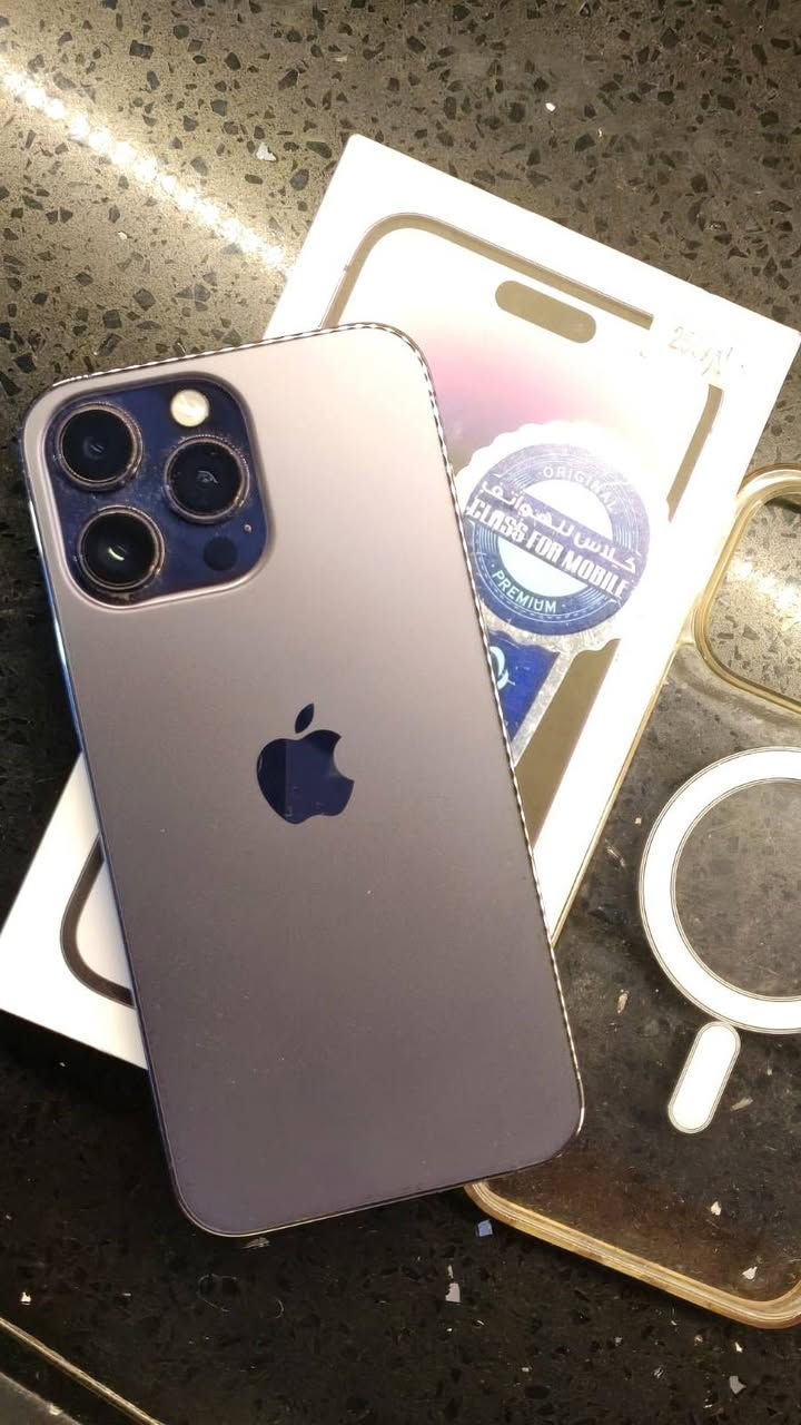 🔥 للبيع iPhone 14 Pro Max 🔥
📱 الموديل: iPhone 14 Pro Max
🌍 النسخة: شرق الأوسط (أصلي)
💾 الذاكرة: 256 GB
🔋 صحة البطارية: 84%
📶 يدعم دبل سيم كارت
🎨 اللون: بنفسجي مميز

📱 حالة الجهاز: الجهاز نظيف جداً واستعمال خفيف، الكاميرات سليمة والجهاز شغال 100%.
تم تبديل المعالج فقط بمعالج أصلي جديد من Apple.
الجهاز غير مكتوب في الإعدادات أنه مفتوح، لأن الموضوع بسيط جداً.

📦 المرفقات: • العلبة الأصلية
• كفر حماية MagSafe

📍 الموقع: بغداد – الدورة
💰 السعر: 630,000 دينار وبي مجال بسيط للجادين

📞 للاستفسار واتساب أو اتصال: ***********
⚠️ الرجاء المراسلة للجادين فقط
