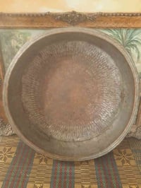 طشت نحاس احمر • ٥٥ سنتم • توصيل