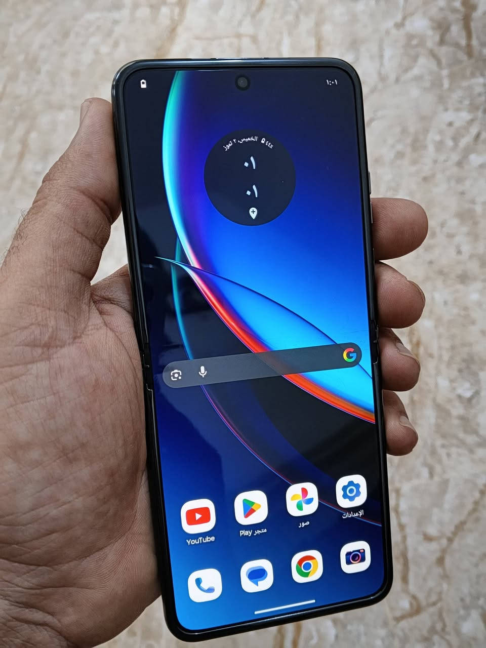 موتورلا ريزر 40 الترا
ذاكره 256 رام 16 معالج سناب دراكون 8+gen1
شاشه 165 هيرتز 
الجهاز بلادي وكله شغال 
 ملحقات فقط شاحنه


**إذا كنت صاحب هذا الإعلان وتريد حذفه لأي سبب، رجاءا أرسل رسالة إلى الدعم الفني**
