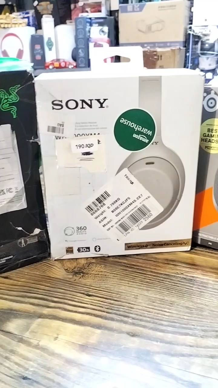 من رخصة الأدمن
السلام عليكم
سماعات لكطه الي تعجبه وحده يشرفني خاص
ملكة العزل Sony WH-1000XM4
السعر: 190,000

الأناقة والقوة تجتمع باللون الأبيض! 🤍 سماعة Razer Blackshark V2 X (White Edition) 
الكمية محدوده جداً السعر: 45,000

الراحة اللي ما تخلص وية SteelSeries Arctis Nova 1 🎧
مايكروفون يختفي بداخل السماعة (Retractable)
السعر: 70,000 دينار.. الأداء والراحة بمكان واحد

الخفة والأداء Razer Kraken X Lite
وزنها 250 غرام بس
تدعم صوت محيطي 7.1 لتحديد أماكن الأعداء بدقة.
مايكروفون مرن وقابل للتعديل.
السعر: 45,000

للأعمال الشاقة والتركيز العالي
 Wireless Hearing Protector.
حماية كاملة للأذن من الضوضاء العالية (المصانع، الورش، الرماية).
ربط بلوتوث للمكالمات والموسيقى وأنت تشتغل.
تصميم متين جداً وبطارية طويلة الأمد
البسها وانسه الحواليك اخر قطعتين
السعر: خاص
(الاستفسار ع الخاص)


**إذا كنت صاحب هذا الإعلان وتريد حذفه لأي سبب، رجاءا أرسل رسالة إلى الدعم الفني**