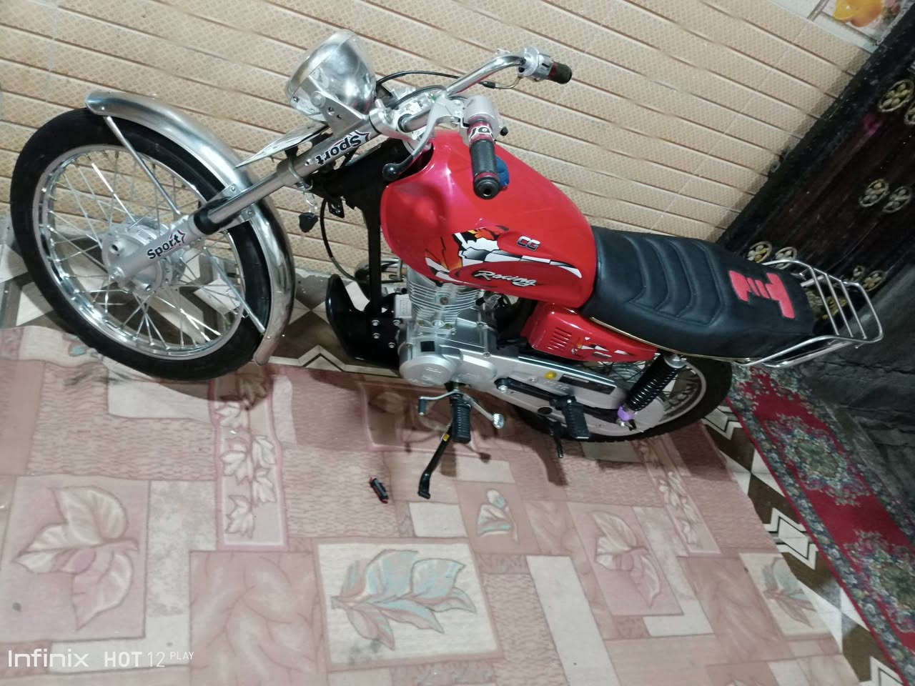 دراجه ايراني رقم وسنويه للبيع محرك سيجي نامه الصلي مكفوله من كلشي صارلي سبوعين من عمرتهه سعر خاص/***********/مكاني بصره كرمه علي
