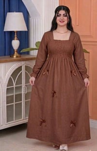 فستان بنات • فري سايز • خامة ايروبين