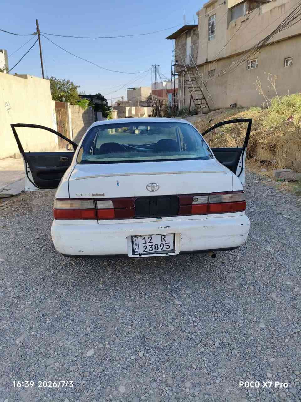 السلام عليكم سياره كورولا 93 للبيع بيها طخه بل بوند ولجاملغ بدون دواخل السعر 51  وبيها مجال الشراي يتصل على هذا الرقم ***********
