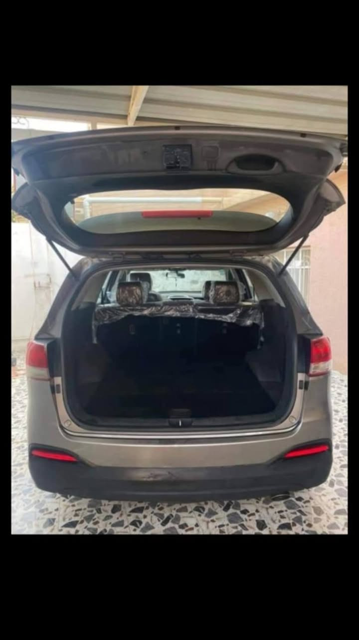 سلام عليكم للبيع سيرنتو 2016   جديد سياره حديدية تخم تاير سياره مال، جناي شاشه جلد بسمي سياره رقم أنبار السعر139وبيه مجال التصال ***********
