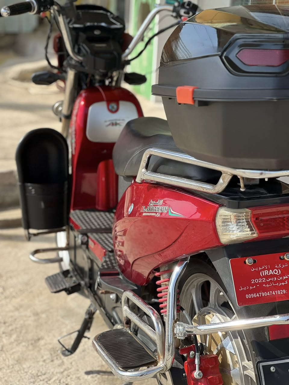 سلام عليكم ورحمه الله وبركاته دراجه شحن هارلي
دراجه نضيفه جداً بطاريت جدد ع الفحص وين ما يعجبك دراجه ما نقصه برغي كلشي شغال بيه سعر 550 وبيه مجال 
تواصل خاص او ع رقم ***********او***********
