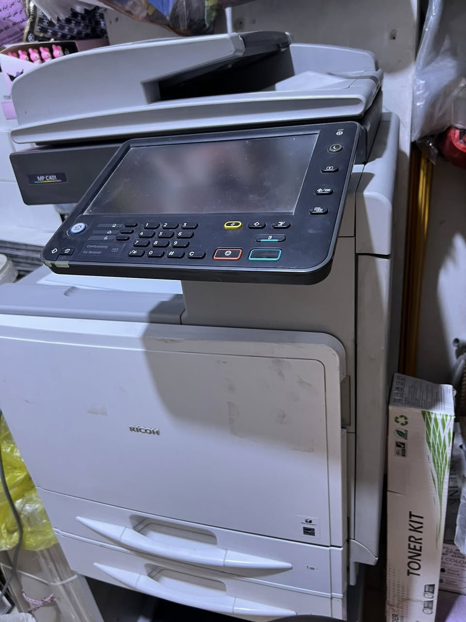 طابعه ريكو 401c.  ملون وعادي نظيفه جدا
للاستفسار 
 ***********
