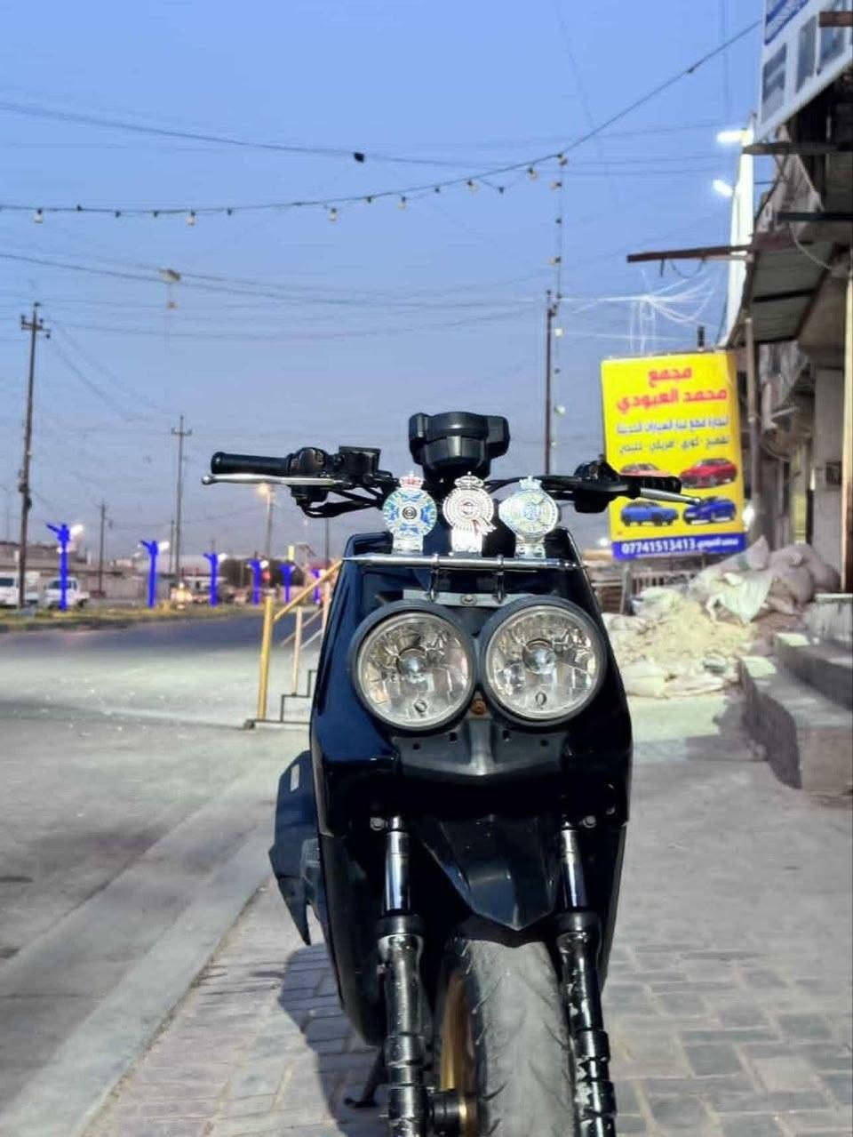 ام عيون
صالنصه رياضي ام نحله✔️ 

 بكلايت رياضي✔️ 

  مكينه رياضي✔️ 

سلف رياضي✔️ 

 بوشة 58✔️ 

 عارضه ب١٦٥٠ وبيه مجال💵💰 

(رقم صاحب الدراجه ***********) 

انتباه📵 مكلف بلنشر لا تجي تراسلني
