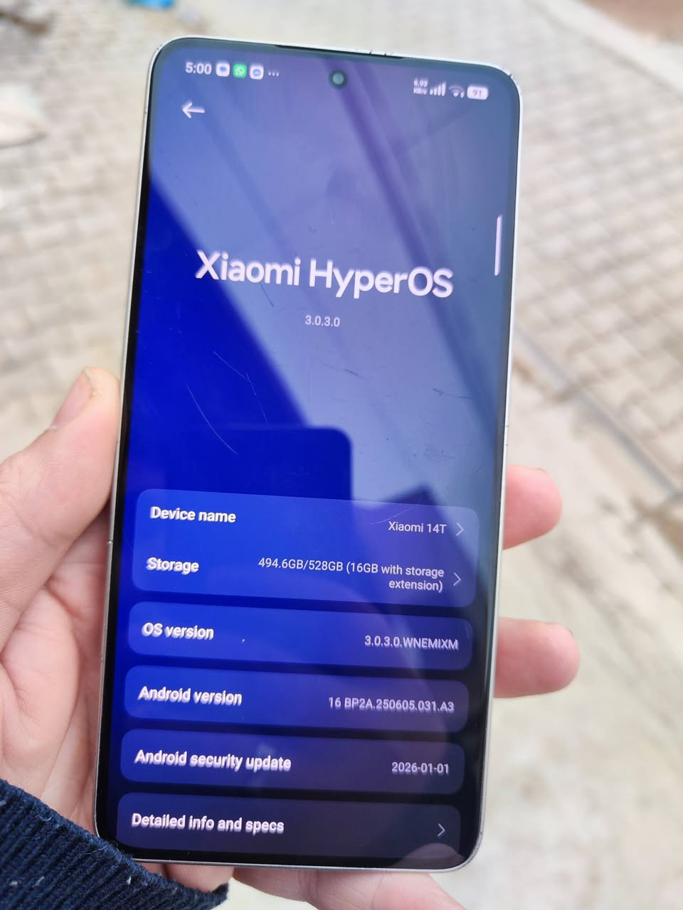 شاومي 14T
السلام عليكم
شاومي 14T العادي للبيع لون رصاصي
بحالة جيدهة فقط شخوط بسيطه بشاشة اللمس
الجهاز ما مفتوح وما داخل صيانة ابد
محدث لأخر تحديث (HyperOS 3) 
ذاكرة 512+12 
السعر: 425 الف
العنوان بالنجف وموجود توصيل
تواصل على الماسنجر او ***********
