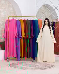 فستان نسائي • لينن ملكي • بگ سايز