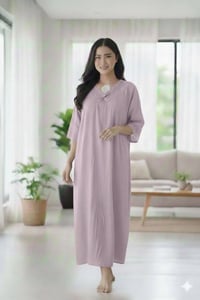 دشداشة قصيرة • فانيلة قطن • فري سايز