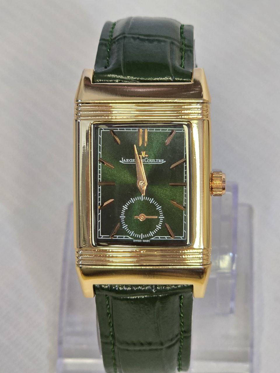 ساعة من ماركة Jaeger‑LeCoultre Reverso
تحفة فنية 
مصممة لضباط البولو
مكينة كوارتز
وجه قلاب للحفاظ ع الساعة
ميناء فخمة اخضر ملكي مع سنتر ثواني منفصل 
زجاج معدني ضد الخدش 
مقاومة ماء وغبار 
سير جلد طبيعي
القطعة وزن ثقيل 
قفل اصلي 
مختمة بالكامل 

السعر:- 45 الف ع اول تم 
للحجز والاستفسار يرجى مراسلة الصفحه


**إذا كنت صاحب هذا الإعلان وتريد حذفه لأي سبب، رجاءا أرسل رسالة إلى الدعم الفني**