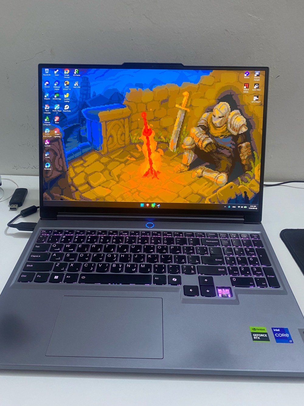 لابتوب لينوفو ليجن فايف
مواصفات
Rtx 4060 140TGP
i7 13650HX
16g ram ddr5 
512g 
شاشة 2.5k 
جهاز نظيف كامل ملحقات من شاحنه وماوس باد العيب الوحيد بس الزر الي ظاهر بالصوره ويكلف الفين دينار
السعر مليون ونص قفل قفل ربع دينار مابي
تواصل واتس 
***********
لحد يحرج نفسه ويجي يعامل ع سعر