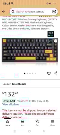 كيبورد ميكانيكي • شاشة • ماركه بيه