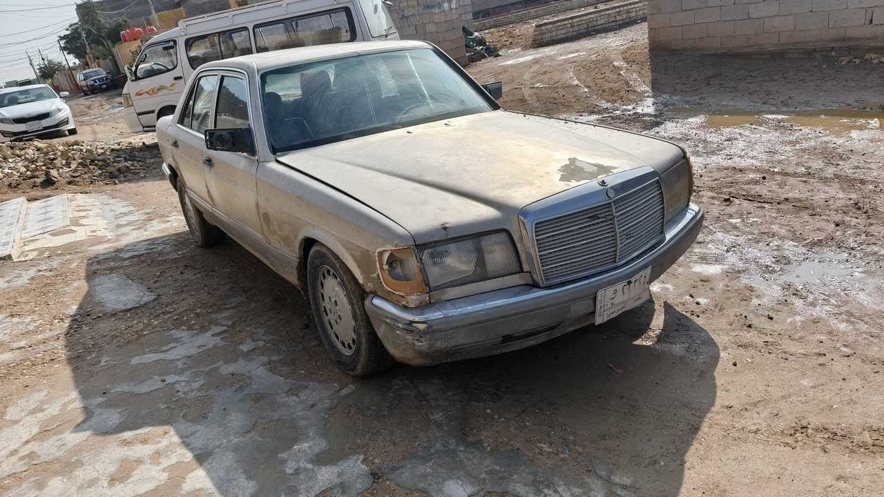 مرسيدس للبيع موديل 86 محرك بطه رقم بغداد شرط اتحويل سياره ابلادي بدون صبغ 25بيه مجال بسيط رقم صاحب السياره ***********
