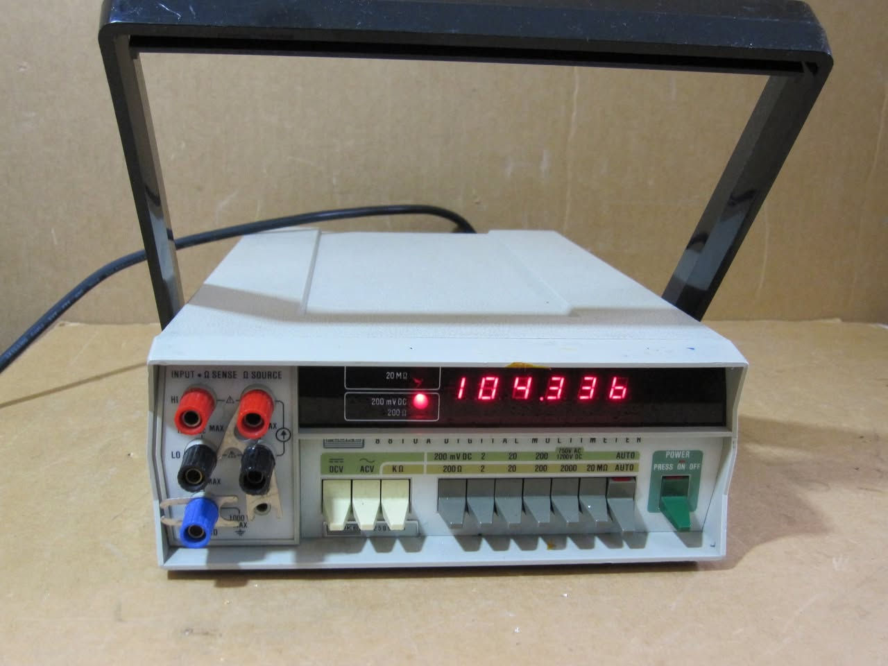 ملتيميتر فلوك منضدي دقيق جدا Digit 5.5 بشاشة ارقام LED كله شغال كامل 

ماعدا AC للسعر والاستفسار خاص .


**إذا كنت صاحب هذا الإعلان وتريد حذفه لأي سبب، رجاءا أرسل رسالة إلى الدعم الفني**