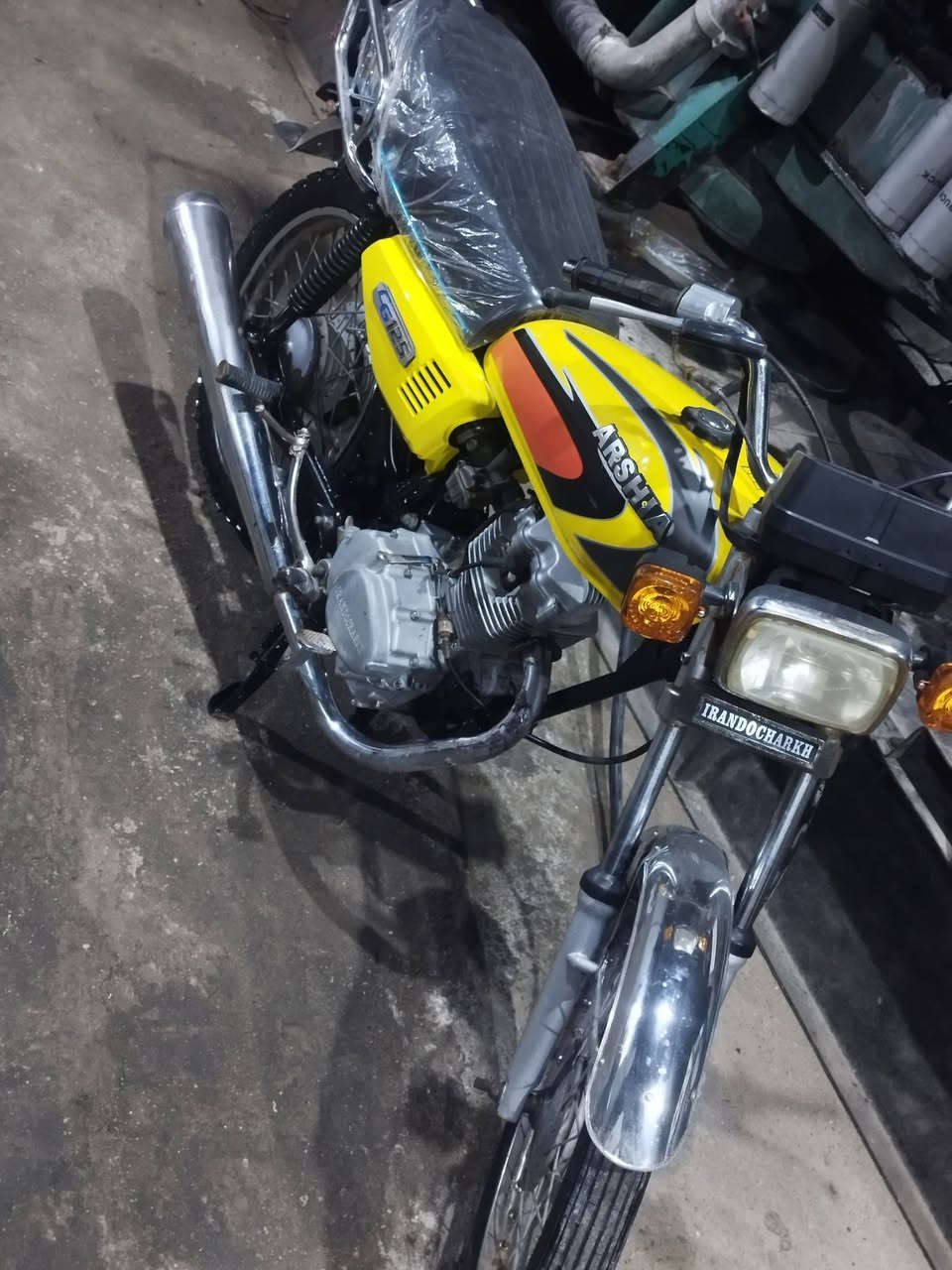 للبيع دراجة نارية 4 كير موديل 2019
∆ أوراق أصلية 
∆ الدراجة نظيفة وجاهزة للاستخدام
💰 السعر: 350 ألف 
📞 رقم الهاتف: ***********
