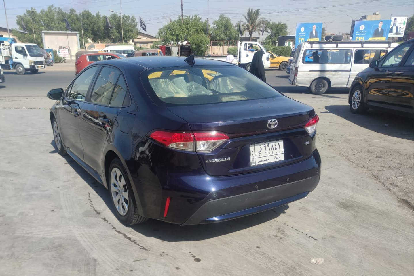 السلام عليكم
كورلا للبيع وارد امريكي  مكينه 1800 
السيارة ماشية 79 الف كم 
السيارة بيها حادث من امريكا جاملغ وباب 
وبيها قطع صبغ من امريكا 
السيارة كامله من كلشي ومكانها بغداد 
السعر 130 وبيها مجال 
للاستفسار الاتصال 
***********
