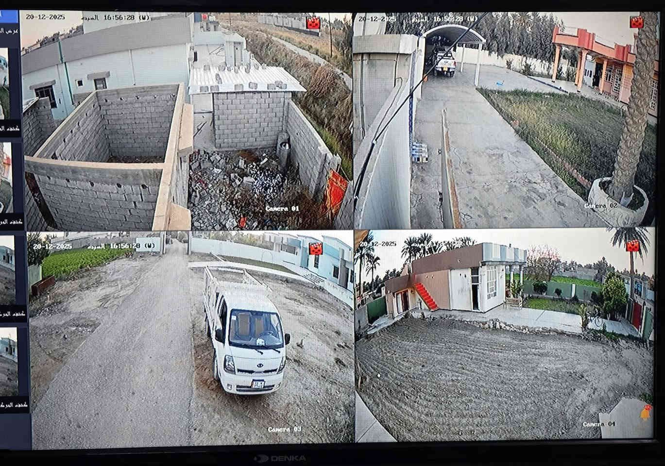 #الحمدلله
تم بفضل الله ....
تنصيب منظومة كاميرات ماركة هيك فژن
 بدقة 6mp
((طبعاًالجهاز والمحولات والوايرات صارن بالبيتونة مع تسليك كيبل hd للبلازما)) 
في ديالى ناحية الوجيهية 
ومن الله التوفيق 
***********
***********
