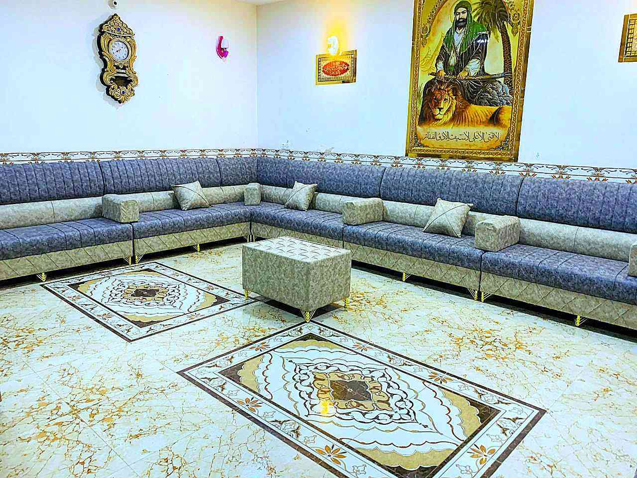 معمل ومعرض شمس الدجيل 💯💯
وبالعافيه وشايفين كل الخير 💫💫 موديل ديوان حسب طلب الزبون من أختيار التفاصيل والألوان الرصاصي والأوف وايت المميزة والجميله  .
💯💯💯💯
يوجد لدينا عمل كافة الموديلات للتخم والديوان يتم العمل بأتقان التصميم والعمل بأيادي أفضل النجارين وأروع المصممين والخياطين بشرط خشب بلوك اسود وأختيار المواد عالية الجودة والأسفنج مميز اول مع طبقه بولستر طبي والقماش المقدف درجة أولى وبشرط تكون كل التفاصيل أفضل من العمل التركي من نجاره ودوشمه والفنش عند تقفيل التخم يعني الحمدالله شغل يرضي الله والزبون موديلات التقجيج اليدوي درجة أولى كل التفاصيل تكون بشرط ١٠٠%  وتجي وشوف المعمل والكادر والشغل بعينك وبعدها يتم الاتفاق على كل التفاصيل ...... وأدخل للصفحه وشوف كل اعمالنه  💯 
💫ويوجد بيع بالقسط 💫

والتوصيل لجميع المحافظات 
واي استفسار الاتصال على الرقم . 

***********
***********   وتساب
