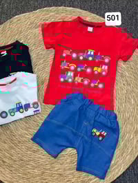 بدي قطني • شورت جينز • ١-٥ سنة