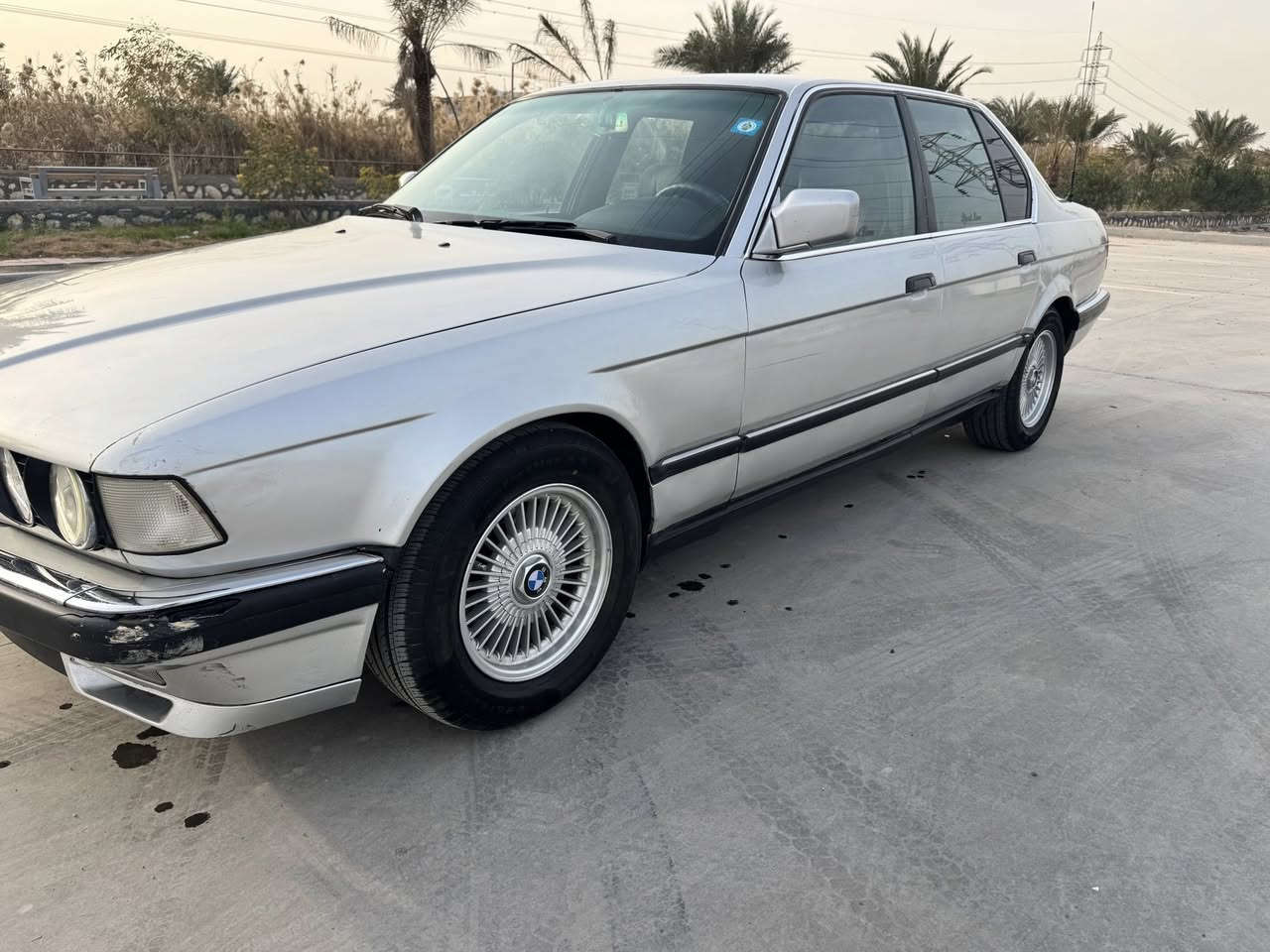 السلام عليكم للبيع بي ام 730 موديل 1992 محرك و كير
توماتيك جديد صدر امامي خلفي جديد تخم تاير جديد 

كله جديد قبل اسبوعين مبدلات بدون حادث رقم نينوى  

مشروع وطني باسمي السياره شرط التحويل كابون بانزين بيها 

تبريد ثلج سلايد طكتين جام اربعه كهرباء  السعر 63 وبيها مجال

مكاني النجف ***********
