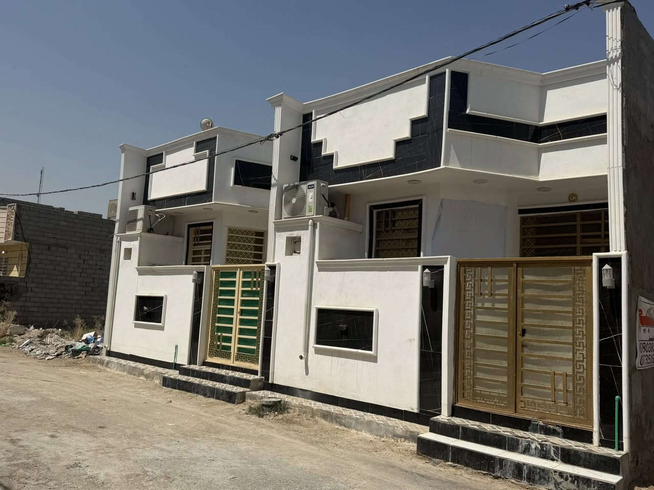 بيوت للبيع حديثة وطابو 100متر
٧٥متر 
كربلاء 

***********
***********
