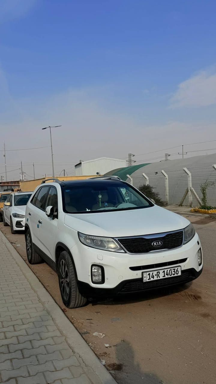 السلام عليكم
كيا سورنتو خليجي  اعلى مواصفات 1/1

الموديل 2014 رقم البصرة

بأسمي تحويل مباشر ثاني يوم 

كفاله عامه بيه اقل شبر بارد فقط بجنطه

عداد المسافه 190 الف حقيقي

1-محرك 6 سلندر 3500

2-بصمة تشغيل + بصمة ابواب 

3-بانوراما طكتين 

4-فور ويل + مانع انزلاق 

5-تحكمات استيرن 

7-كروز سرعه ومثبت سرعه بالستيرن 

8-تبريد 3 قطع + تدفئه تبريد بالكشنات

9-شاشة ترحيب

10-شاشه اعطال

11-يدات نيكل 

12-منظومة زنون LED

13-لدات امامي خلفي 

15-مري جانبيه شفط كهربائي

16-جرص سرعه عند (120)

17-كشنات جلد لون 

18-بصمات تشغيل عدد(2)

19-اشارة ترحيب باليدات عند الاقتراب

20-كشنات اماميه تحكم كهرباء 

21-حساسات عدد (8) امامي خلفي 

22-ايرباكات عدد(8)

23-كامره خلفيه 

24-شاشه صغيره لمس بلادي 

25-انظمة قياده عدد(4)

26-نظام ايكو اقتصادي

7-27 راكب + 7 تجاوي

28-زراك لايت

29-بردات خلفيه 

30-مري قلاب ع بك 

31-منفذ شحن 12V+USB+AUX

32-ذاكرة خزن ميموري عدد(2)

33-اريل نفكيشن 

34-عداد الكتروني 

35-جام اتو + حاكية بلوتوث

36-ويل كب كروم حجم (19)

37-تخم تايرات (NEXN)كوري اصلي 

السياره استخدام شخصي وعليه صيانه دوريه
+964 770 507 4611
