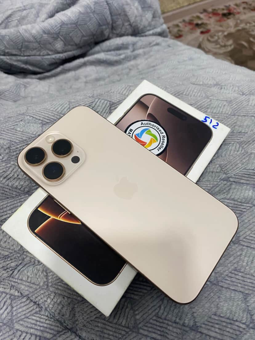 ايفون 16برو ماكس للبيع ذاكره512 بطاريه 90السعر مليون و400 للاتصال***********الجهاز ضمان ماستر
