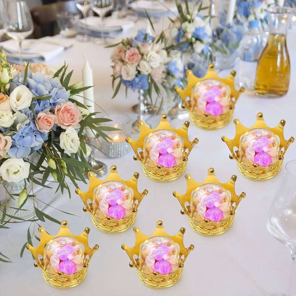 هذا المنتج هو عبارة عن صندوق أو علبة هدايا صغيرة على شكل تاج ذهبي مع قبة بلاستيكية شفافة، تُستخدم عادةً لتوزيعات الحفلات أو كديكور منزلي.
الاستخدام: علبة هدايا قابلة للتعبئة للشوكولاتة، الحلويات، أو تذكارات صغيرة.

المناسبات: مناسبة لحفلات استقبال المولود، أعياد الميلاد، والزفاف.

التصميم: قاعدة بلاستيكية ذهبية اللون مع غطاء بلاستيكي شفاف.


**إذا كنت صاحب هذا الإعلان وتريد حذفه لأي سبب، رجاءا أرسل رسالة إلى الدعم الفني**