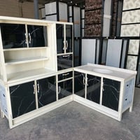 كاونتر متر ونص  مع سنك مرمر متر و 20   سم السقف الارضي مقوى بخشب. 🦾🦾  ...