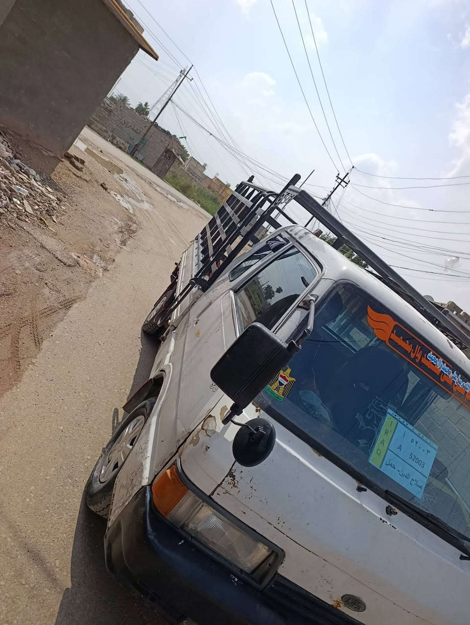 سلام عليكم بنكو موديل ٩٤ ٧ جنكال قماره وربع سياره كاعده وكبل للعمل جاهزه فقط مكينه خيط بخار كهربائيات جاهزه كله رقم شاصي ماواظح داكيله شعار تريد دكه عادي يندك سنويه لل٢٧ مشروع وطني لوحات بس الاستلام راعيه موجود تحويل مباشر غرامات مما عليه ولا الف تخم تاير جواه سياره خير وبركه العنوان أطراف بغداد قرب بسمايه السعر ٤٠  وبيه مجال حك الجيه رقم الهاتف ***********
